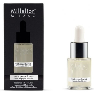 Millefiori Milano Aroma olej Kvety z bieleho papiera 15 ml