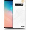 Picasee silikónový čierny obal pre Samsung Galaxy S10 G973 - White