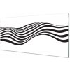 Nástenný panel Zebra pruhy vlna 100x50 cm