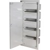 Rozvádzač zapustený bytový 48M IP20/IP30 kov.dvierka 684x288x120mm ERP12-4 (ETI)