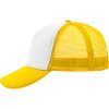 Myrtle Beach Kšiltovka MB 70, síťovaná, 5 panelová COT030070e3499-white/neon UNI Bílá/žlutá neon