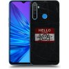 Picasee silikónový prehľadný obal pre Realme 5 - HELLO 404
