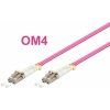 Opticord 0930 LC-LC Optický patch cord 50/125, OM4 Duplex, 1m