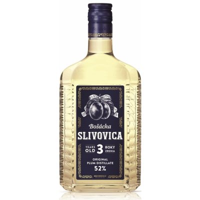 Bošácka Slivovica Exclusive 3y 52% 0,7 l (čistá fľaša)