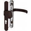 Medos Madlo + kľučka pre vchodové dvere tmavohnedá