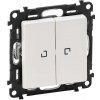 Legrand Slovensko, s.r.o. Valena Life - 752128 - Sériový spínač č. 5 s orientačným osvetlením - Biela