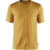 Tričko Fjällräven ABISKO WOOL SS ochre