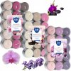 Parafínové čajové sviečky Lilia Ogród SPA vanilka orchidea Aura 90 ks