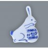 Cibulák zajačik s vajíčkom magnetka 7cm cibulový porcelán originálny cibulák Dubí