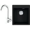Set RS Franke Maris MRG 610-39 FTL + Franke FP 9000 (onyx + chróm)