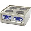 Maxima Komerční sporák - 4 hořáky - elektrický - dvojplotna - hloubka 60 cm | Maxima, 09391530