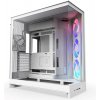 NZXT skříň H9 Flow ARGB dvoukomorová ATX / 3xRGB 140 mm / 1x 120mm fan / prosklená / bílá CM-H92FW-R1