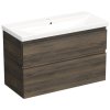 Umývadlo so skrinkou do kúpeľne Jungborn TRENTA 100 cm dub tabak gladstone