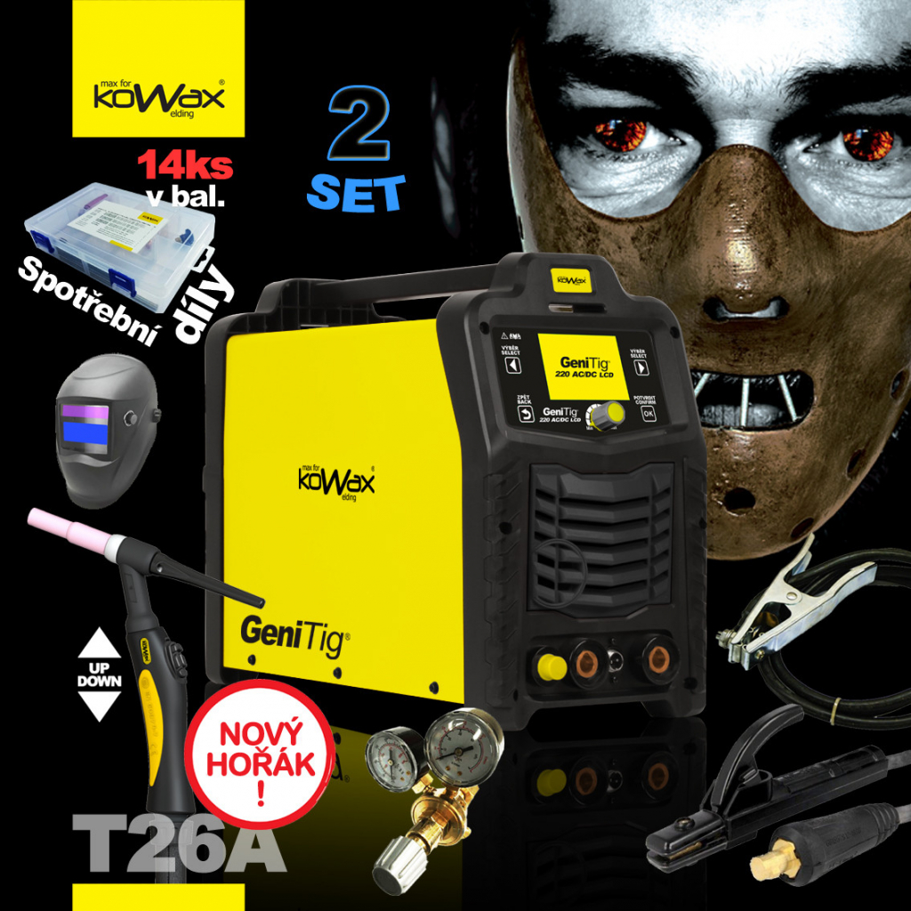 Kowax® GeniTig® 220AC/DC LCD SET 2