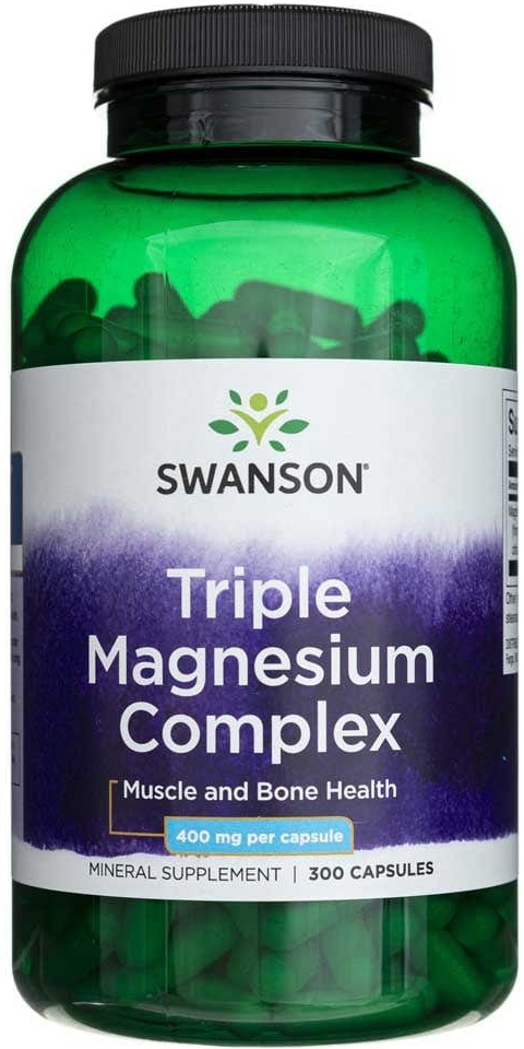 Swanson Triple Magnézium Complex 400 mg 300 kapsúl