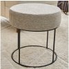 Asir Taburet JAVI, priemer 40 cm, krémový 825BLC2382