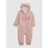 GAP Baby zateplený overal Ružová 3-6M Ružová Ružová