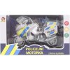 MaDe Motorka policajná kovová CZ 18cm