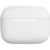 AppleKing silikónový ochranný obal pre AirPods Pro 2 (2022) s konektorom Lightning - biely - možnosť vrátiť tovar ZADARMO do 30tich dní