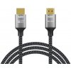 HDMI kábel 8K 2m plochý opletený
