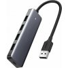 Ugreen Hub Adaptér 4v1 USB-C na 4× USB 3.0 + USB-C Šedý