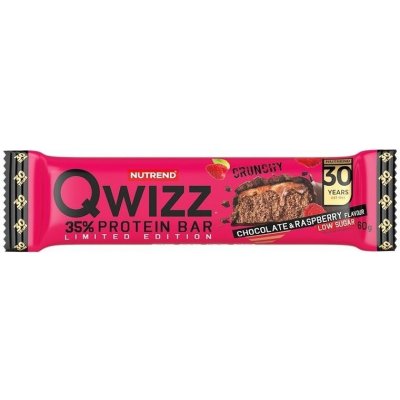 Nutrend Qwizz Protein Bar malina/čokoláda 60 g