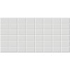 Obkladové panely 3D PVC TP10009956, cena za kus, rozmer 960 x 480 mm, obklad biely 7,5 x 11,5 cm, GRACE
