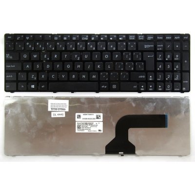 Klávesnica Asus A43 A52 A53 A72 B53 G60 G53 G72 G73 K52 K72 N50 N51 N53 N60 N61 N71 black CZ česká