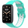 eses Silikónový remienok dierkovaný pre Xiaomi Smart Band 7 Pro - Mätovo biely