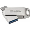 USB kľúč, 128GB, USB 3.2 Gen1+ USB-C, hliníkový kryt, MYMEDIA 