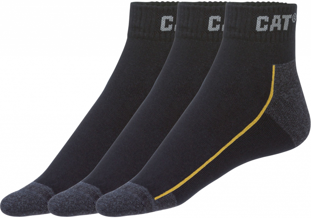 Caterpillar pánske pracovné ponožky s bavlnou 3 páry čierna od 5,99 € -  Heureka.sk