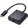 Adaptér C-TECH Type-C na HDMI, M/F, 15cm CB-AD-CM-HDMIF