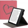 Puzdro KW Mobile - Brushed Heart - KW4941808 - pre Amazon Kindle Oasis 2/3 - červené (KW Mobile obal na Amazon Kindle Oasis 2/3, vrecko, stojanček, motív Brushed Heart, červený + záruka 3 roky + darče