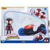 Figurka Marvel Spidey Miles Morales Motorcycle