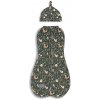 Zavinovačka Sleepee First Step Swaddle s čiapočkou zdarma Green Forest