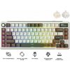 Royal Kludge RK L75 Palm Green Gaming Keyboard Cream switch