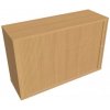 Hobis Policová skriňa Strong L, 120x76,8x40 cm, buk/buk