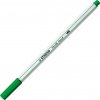 STABILO Pen 68 brush - prémiová fixka s variabilným hrotom - samostatná fixka - smaragdovo zelená