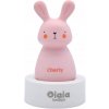 LED nočná lampa Olala - Zajačik Charly, ružová
