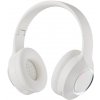 SES Bezdrôtové slúchadlá s BT cez hlavu - biela 17107