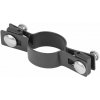 Objímka na okrúhly stĺpik 48 mm, priebežná, antracit, Zn+PVC, RAL7016