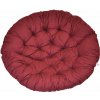 Nábytek PEGAS Polstr na křeslo papasan 100 cm vínový kepr