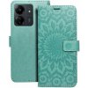 Puzdro Mezzo Book Xiaomi Redmi 13C/Poco C65, vzor mandala - zelené