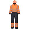 PORTWEST Kombinéza Contrast S485 Hi-Vis, zateplená, nepromokavá, reflexní POR-S485ONRM M Oranžová/navy