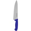 Šéfkuchařský nůž HACCP 385 mm, modrý, hladká čepel | TECHNICA, Silver Line modrá