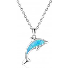 Olivie Strieborný náhrdelník delfín 7119
