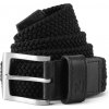 Pánsky opasok Footjoy STRIPED BRAIDED golf čierny S/M