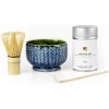 MatchaDay Matcha čaj set - Kasai 50g (plechovka) modrá