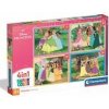 Clementoni Puzzle 4v1 Princezné