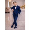 Iný 2 dielny oblek/set sako+nohavice - modrá Veľkosť: 158/164